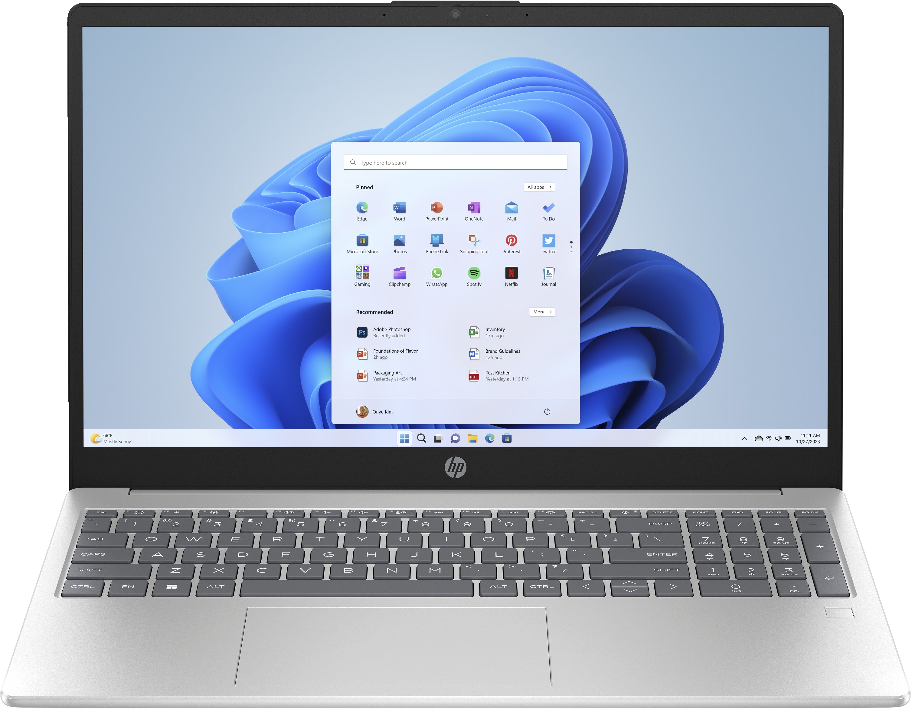 Ordinateur Portable Hp 15 Fd0029Nk Bleu 886L4Ea — HP au Maroc | Connecto.ma